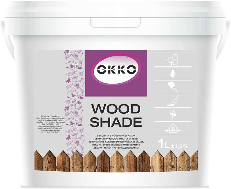 V33 WOOD IMPREG WOOD SHADE RICH OAK 1L OKKO
