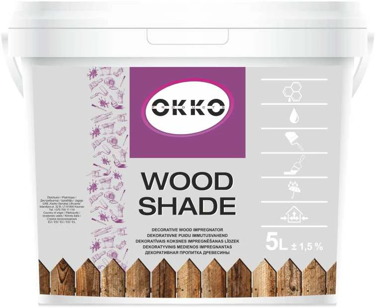 „Good Mood WOOD IMPREG“ medienos atspalvis tikmedžio 5 l OKKO