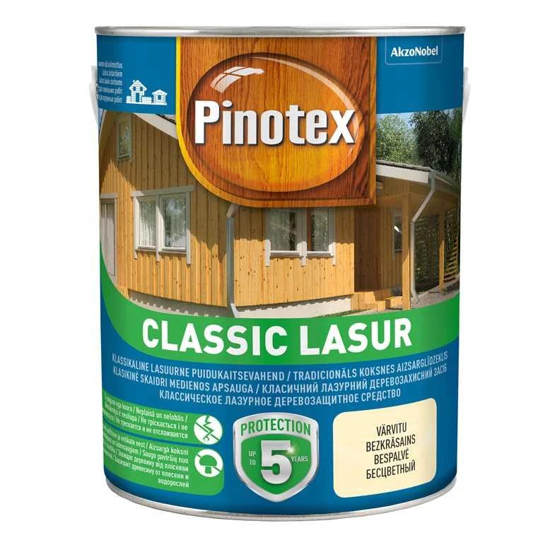 Medienos impregnantas Pinotex Classic Lasur, gelsva sp./puriena sp., 3 l