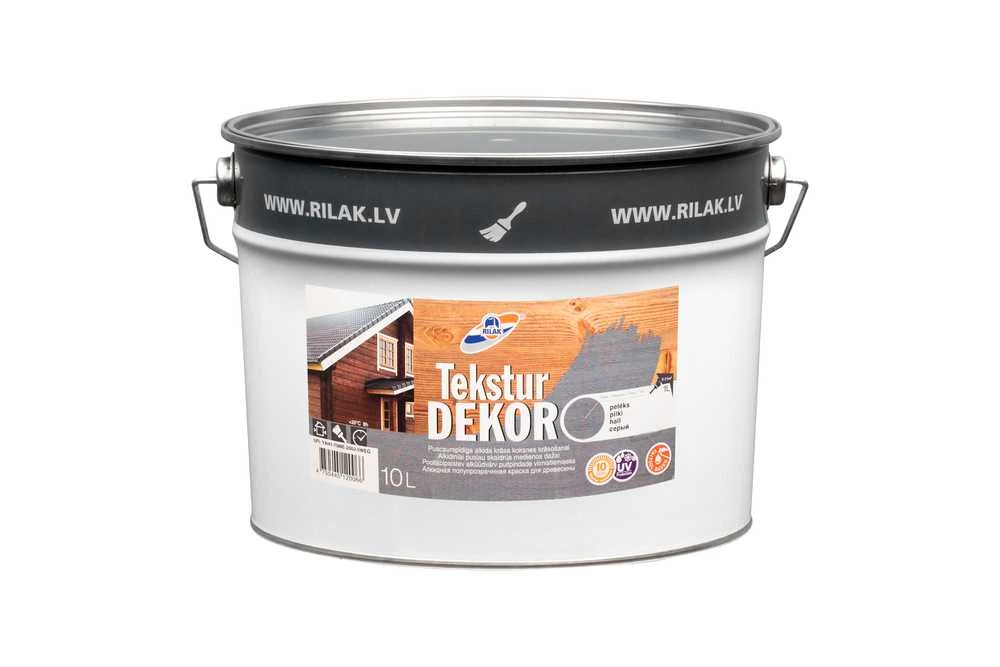 Rilak TEKSTURDEKOR Pilkas (10L)