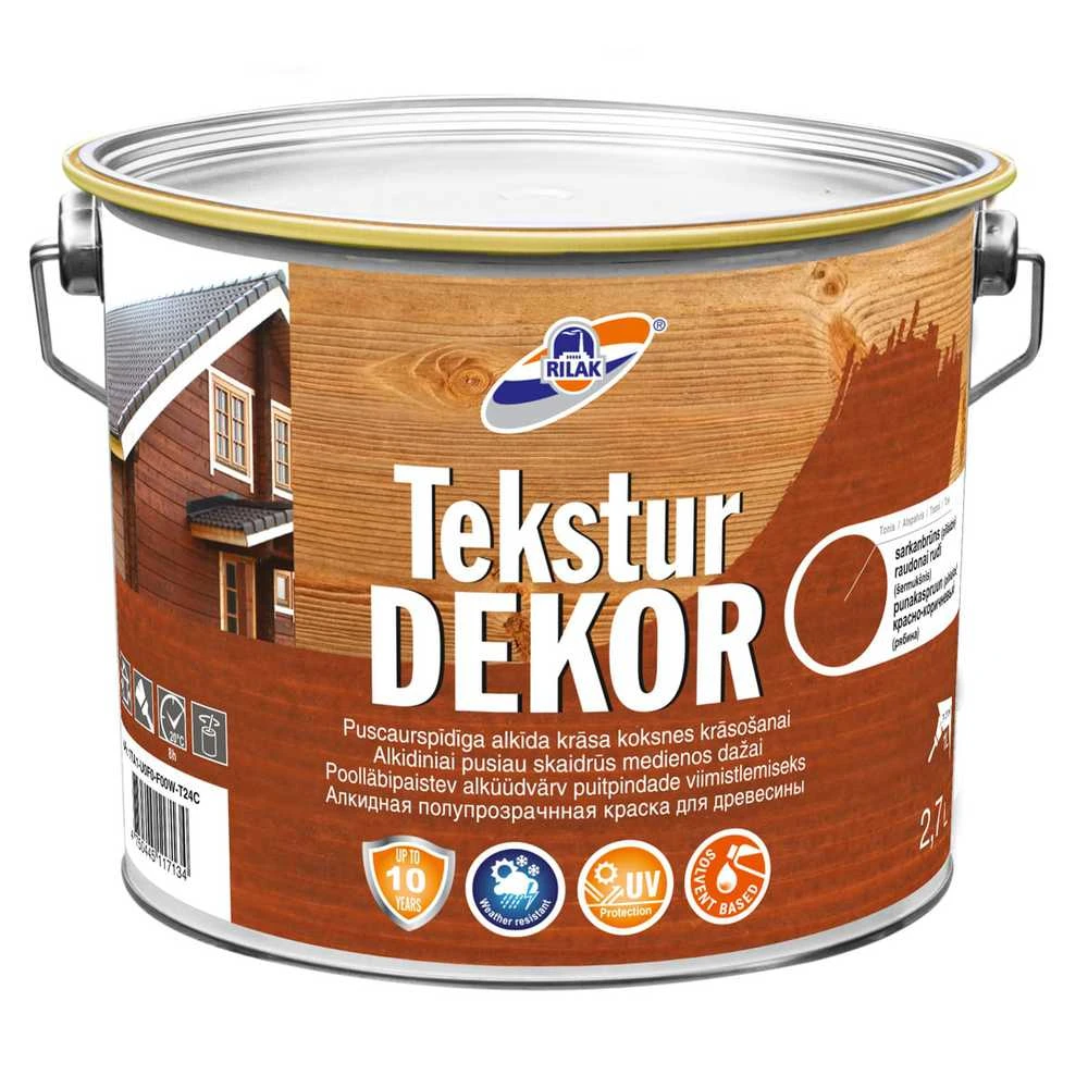 Rilak DAŽAI TEKSTURDEKORS 2.7L RAUD RUDI (ŠERMUKŠNIS)