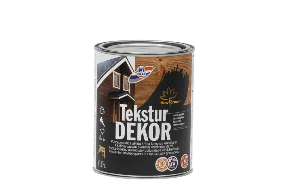 Rilak TEKSTURDEKOR DARK Pilkas 0,9L