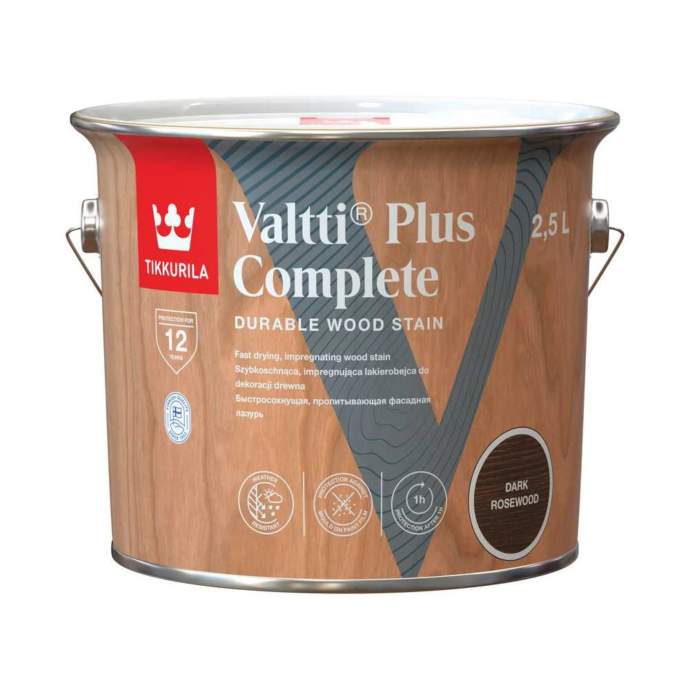 Tikkurila VALTTI PLUS COMPLETE tamsaus palisandro medienos 2,5 l