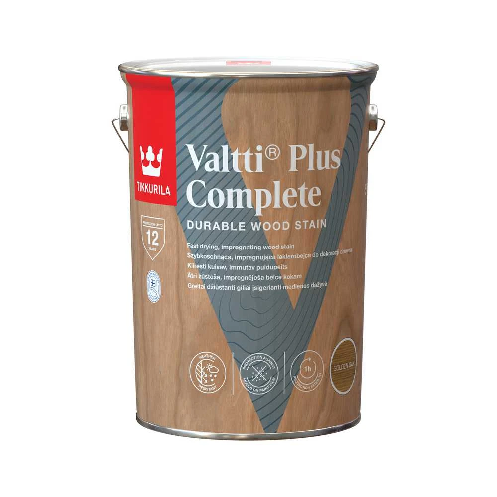Medienos impregnantas Tikkurila Valtti Plus Complete, ąžuolo sp., 5 l