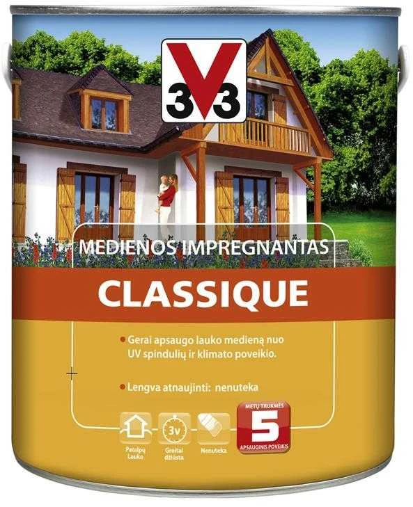V33 MEDIENOS IMPREGNACIJOS PRIEMONĖ CLASSIC (SKANDINAVIJA)