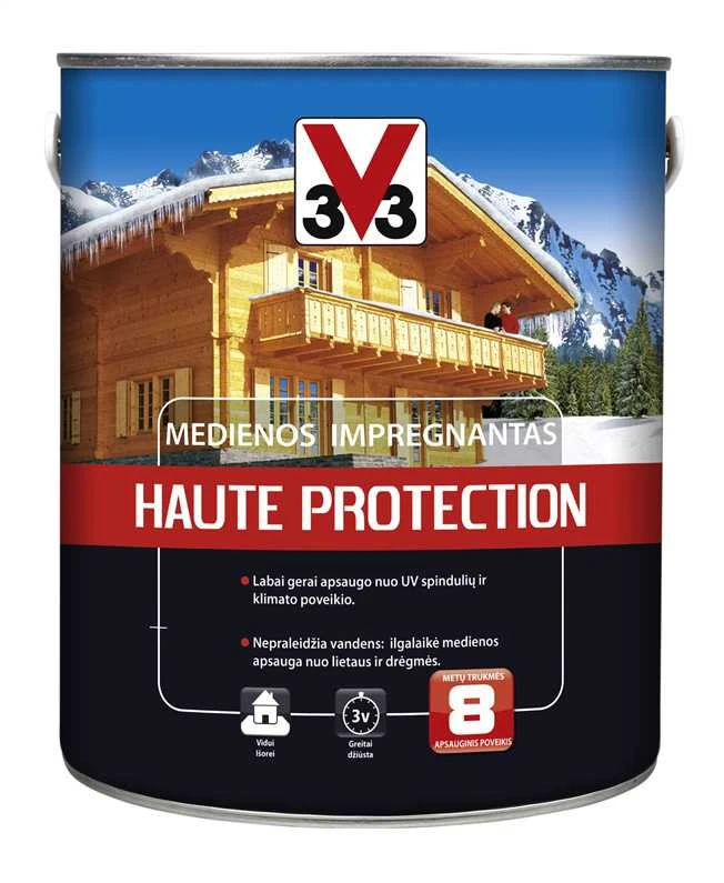 Medienos impregnantas V33 Haute Protection, ąžuolo sp., 2.5 l