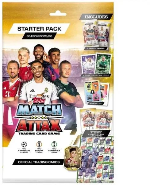 Collectible kortelės Topps Match Attax 2025/26 Starter