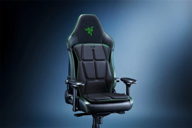 Kompiuterio kolonėlės Žaidimų pagalvėlė su „Razer Sensa HD Haptics“ technologija, „Razer Freyja“