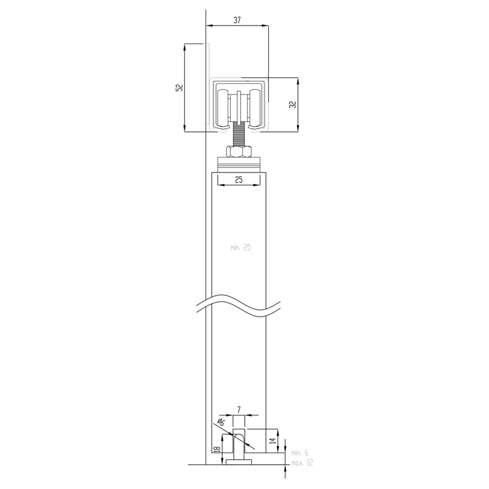 Rinkinys Helaform 20505, stumdomosioms vidaus durims