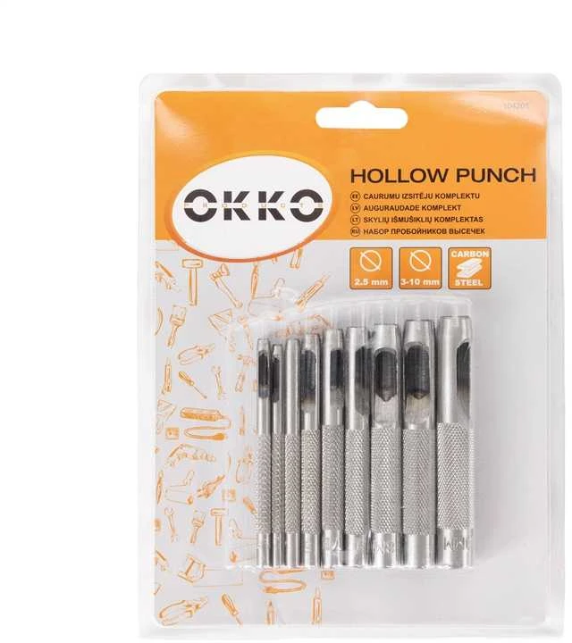 Okko Skylių išmušiklių komplektas, 2.5-10 mm, 9 vnt