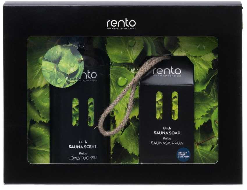 Rento Dovanų rinkinys Scent & Saunasoap beržas