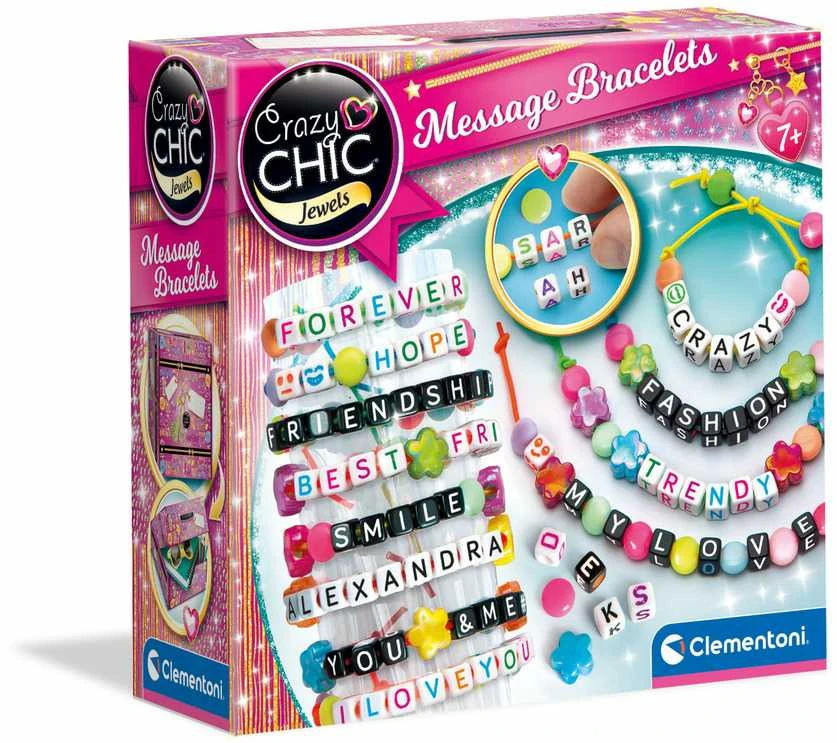 Apyrankių gaminimo rinkinys Clementoni Message Bracelets