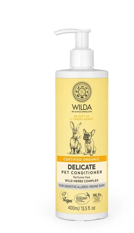 Kondicionierius jautriai odai Wilda Siberica Delicate, 400 ml