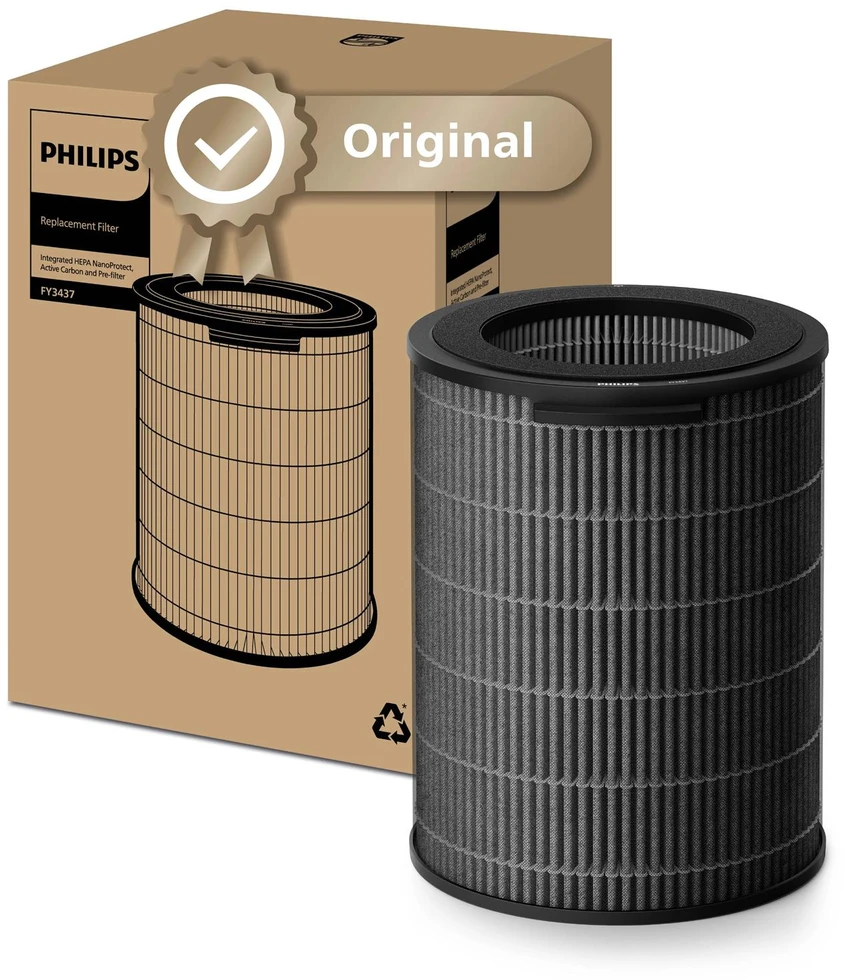 Oro filtras Philips NanoProtect Pro S3, skirtas Philips AC3737 oro valytuvui (FY3437/00)
