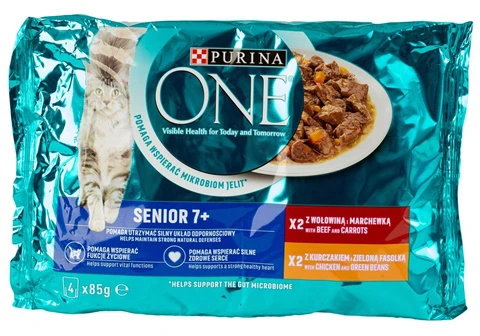 ONE ĖDAL KONS KATĖMS SENIOR SU JAUT 4X85G