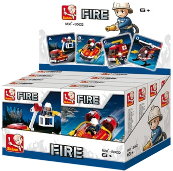 Konstruktorius Sluban Sluban Fire Fire 4 Designs M38-B0622