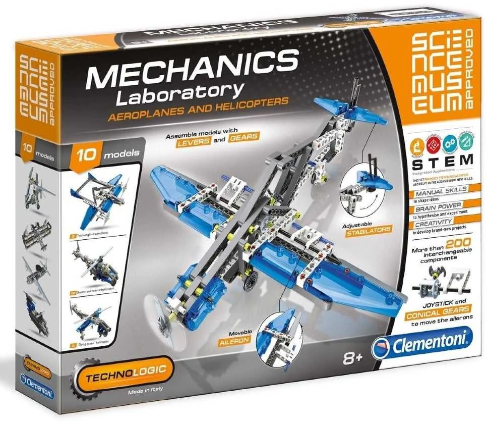 Clementoni Žaidimas Mechaninė laboratorija "Planes - Helicopters"