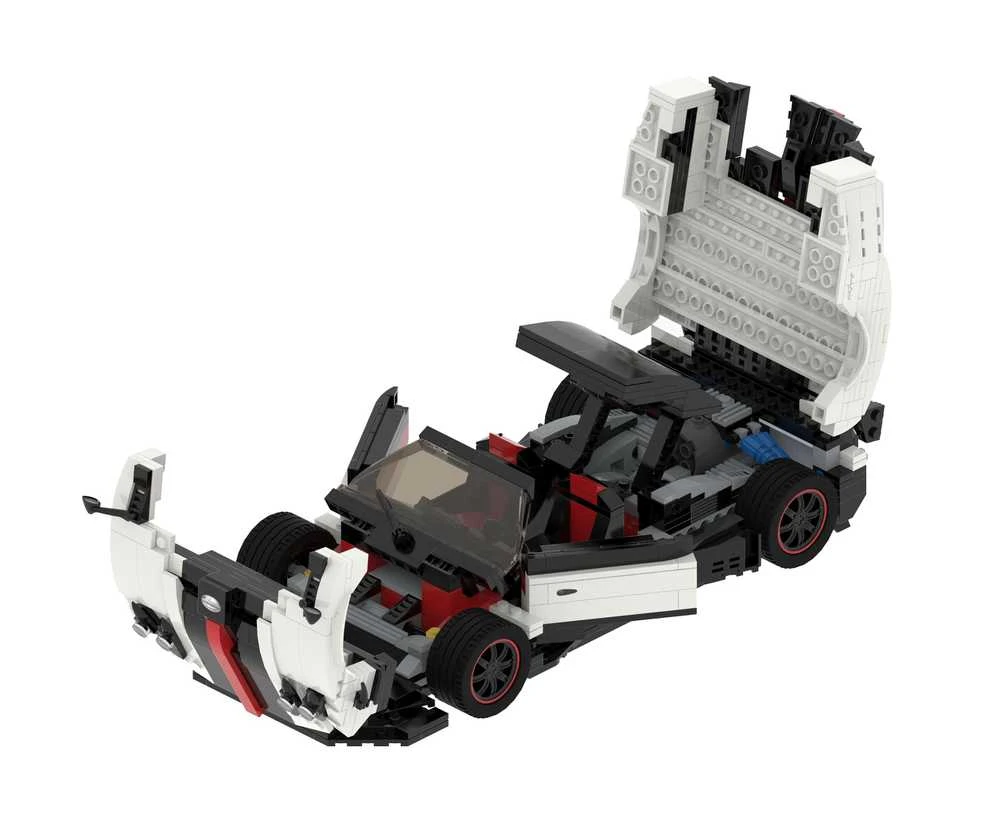 RASTAR 1:16 mastelio surenkamas automodelis Pagani Zonda Cinque Bricks, 98200