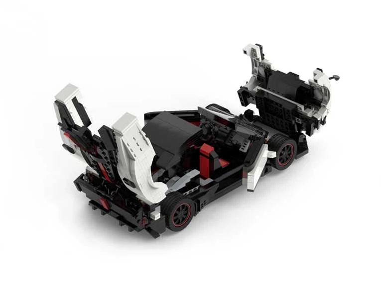 RASTAR 1:16 mastelio surenkamas automodelis Pagani Zonda Cinque Bricks, 98200