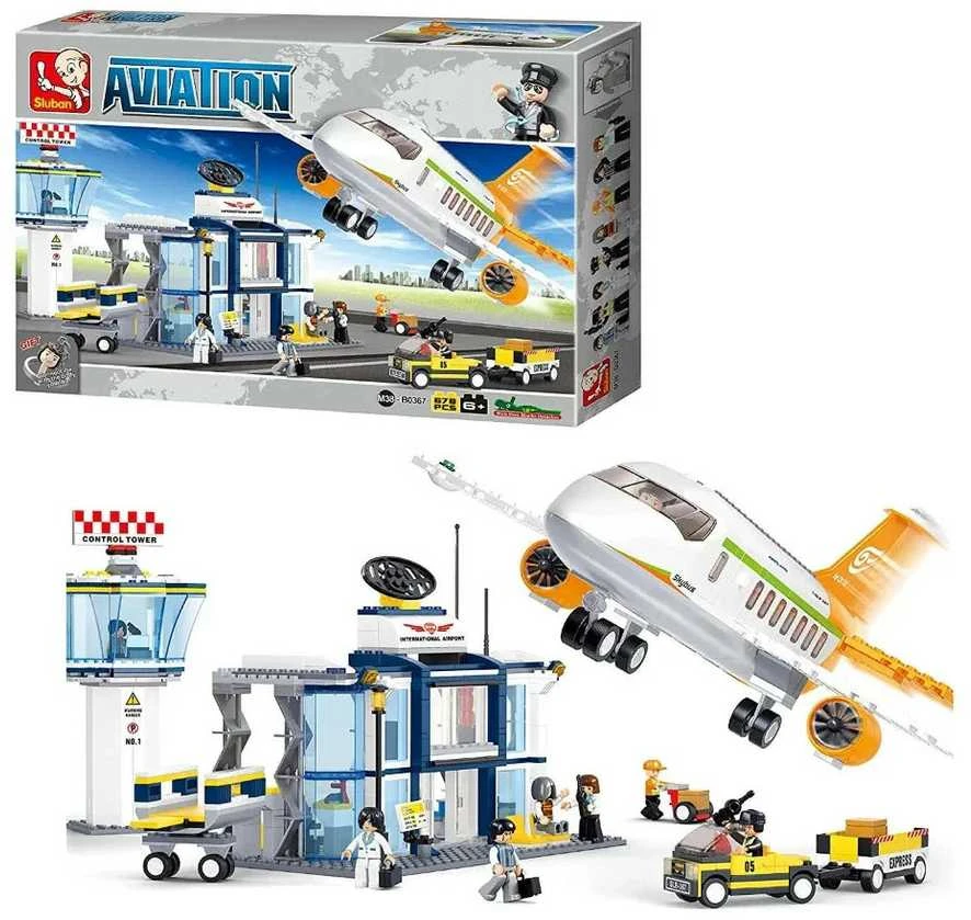 Konstruktorius Sluban Aviation Airport M38-B0367, plastikas
