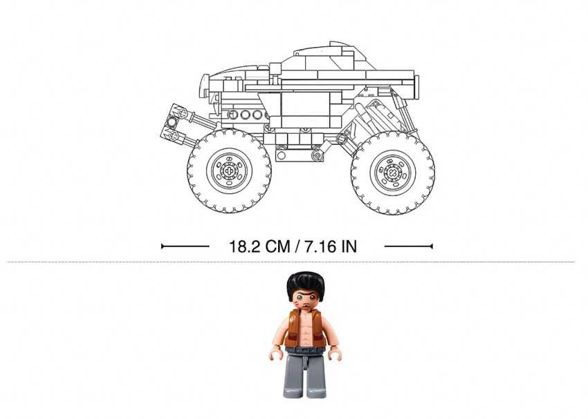 Konstruktorius Sluban Suv M38-B1160, plastikas