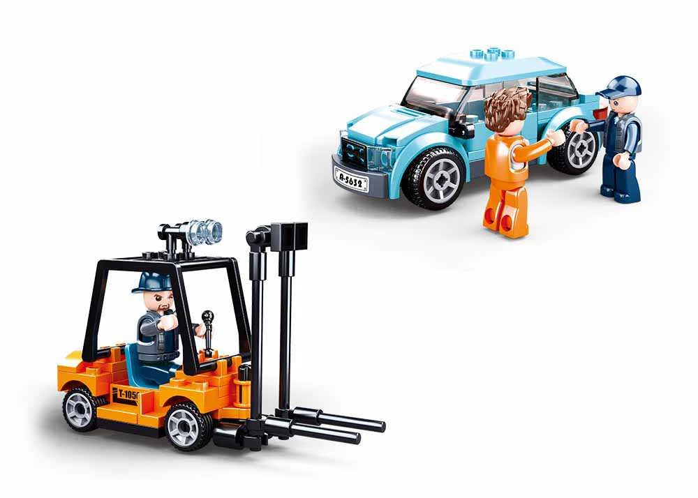 Konstruktors Sluban Car Transporter M38-B0880, 542 gab.