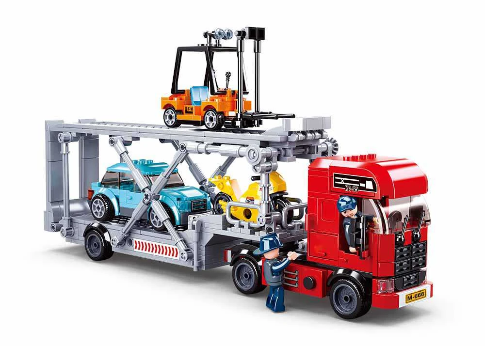 Konstruktors Sluban Car Transporter M38-B0880, 542 gab.