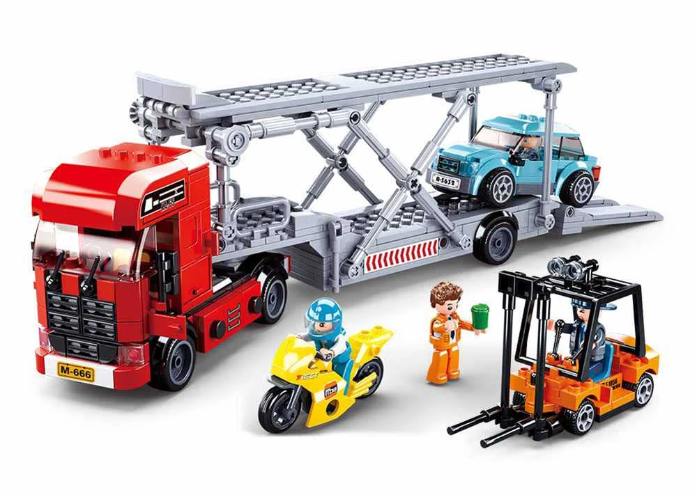 Konstruktors Sluban Car Transporter M38-B0880, 542 gab.