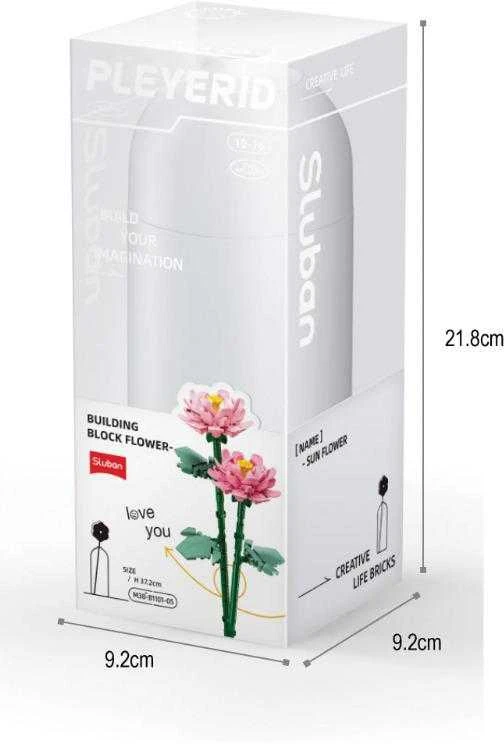 Konstruktorius Sluban Flowers peonies M38-B1101-05