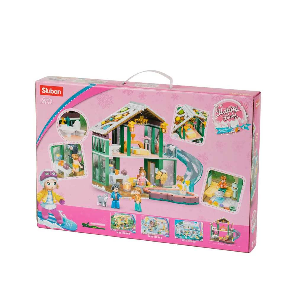 Konstruktorius Sluban Girl's Dream Laimingas dienoraštis M38-B0961, 439 vnt.