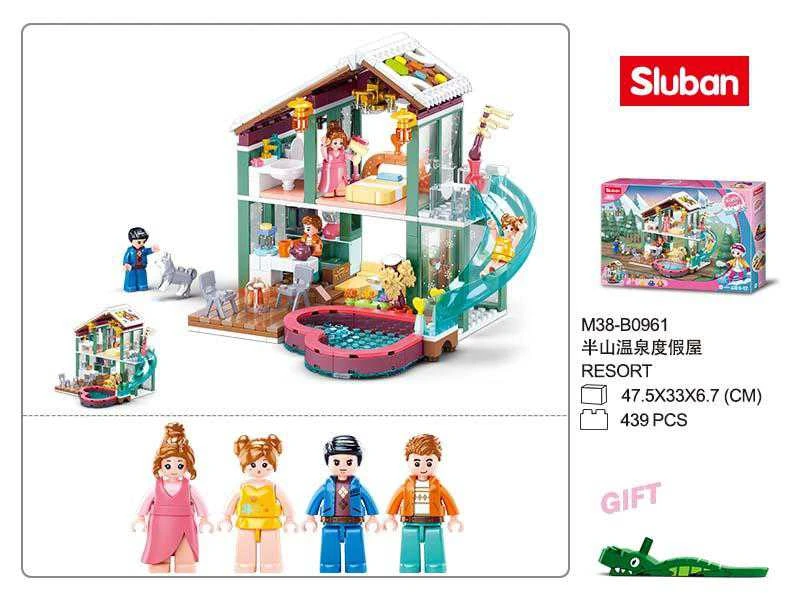 Konstruktorius Sluban Girl's Dream Laimingas dienoraštis M38-B0961, 439 vnt.
