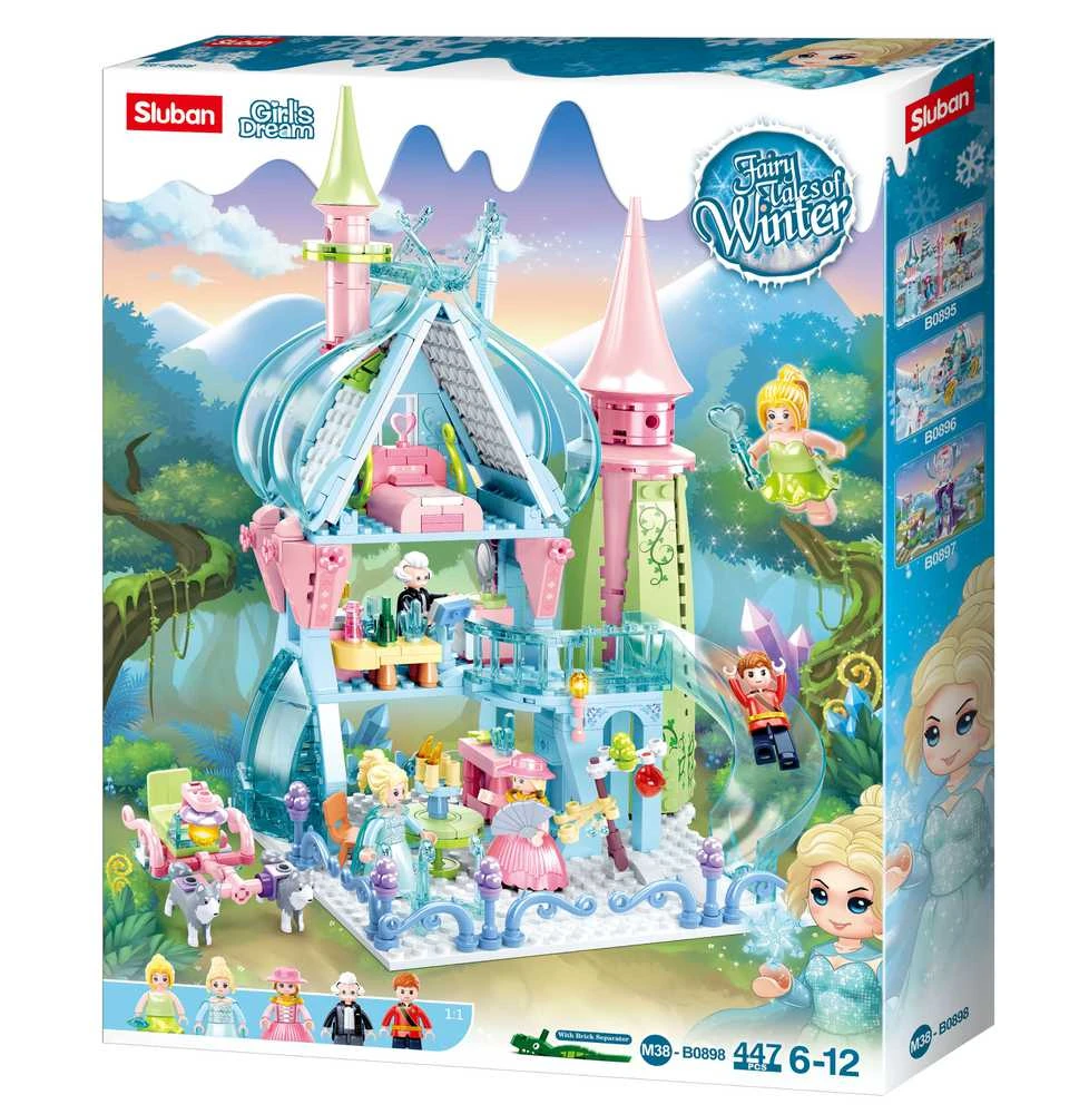 Konstruktorius Sluban Girl's Dream Žiemos pasakos M38-B0898, 447 vnt.
