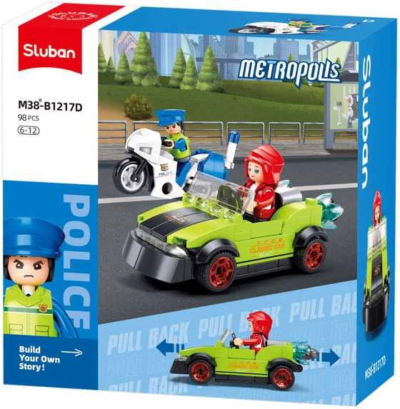 Sluban policijos automobilio konstruktorius „Patrulis“, 97 det., 6+