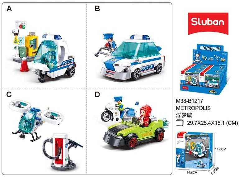 Sluban policijos automobilio konstruktorius „Patrulis“, 97 det., 6+