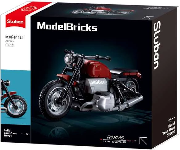 Konstruktorius Sluban Motorcycle M38-B1131, plastikas