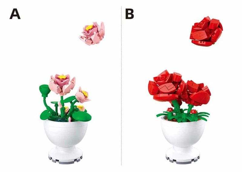 Konstruktors Sluban Potted Plants M38-B1077
