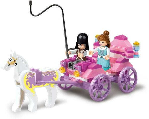 Konstruktorius Sluban Princess carriage M38-B0239, plastikas