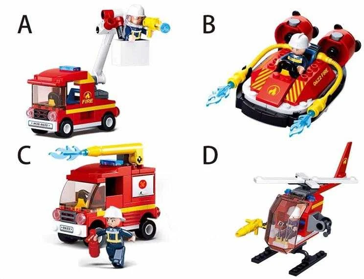 Konstruktorius Sluban Sluban Fire Fire 4 Designs M38-B0622