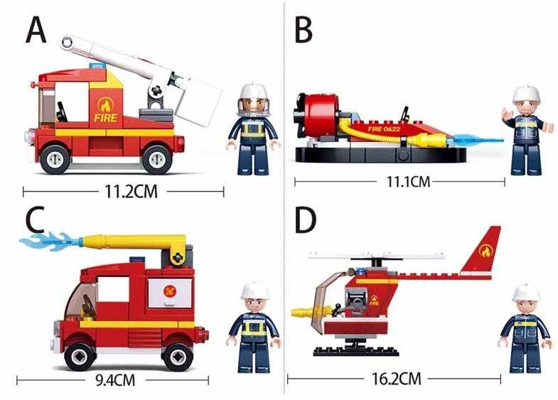 Konstruktorius Sluban Sluban Fire Fire 4 Designs M38-B0622
