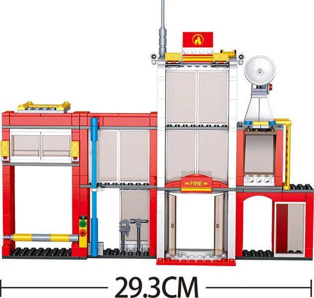 SLUBAN Gaisrininkų stotis (612PCS), M38-B0631