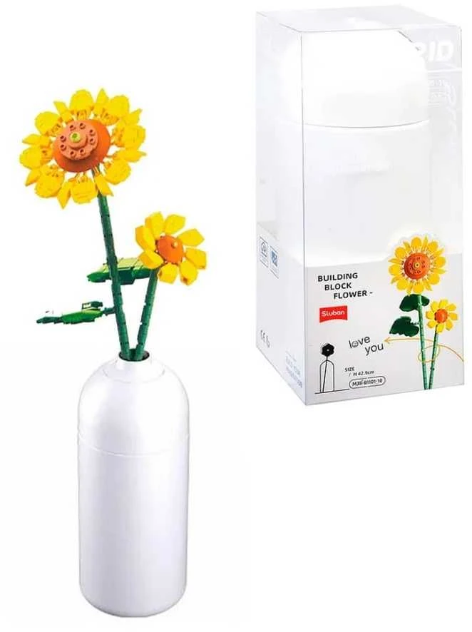 Konstruktorius Sluban Sunflower flower M38-B1101-10