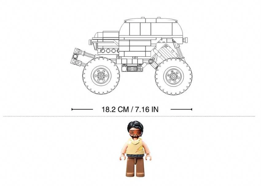 Konstruktorius Sluban Suv M38-B1161, plastikas