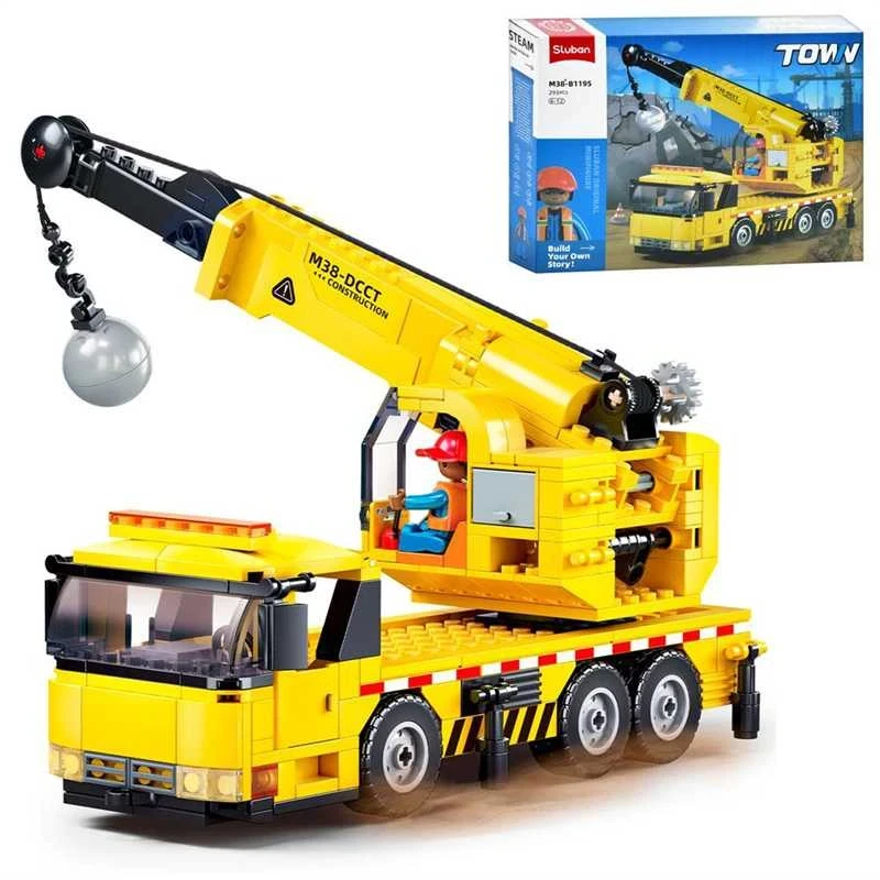 Konstruktors Sluban Town M38-B1195, dzeltena