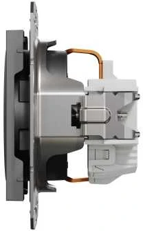 „Schneider Electric Lizdas“ instaliacija „Asfora“ viengubas schuko antracito spalvos (EPH2900171)