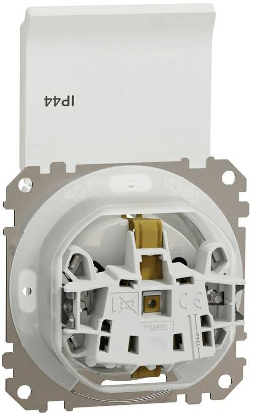 Schneider Electric GN.SCHUKO PRZ.IP44 BALTA SEDNA DIZAINAS