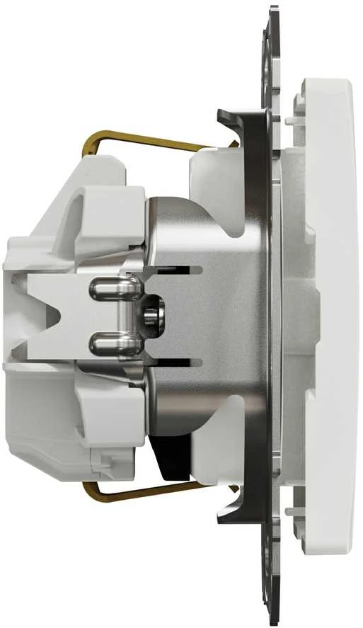 Kontaktinis lizdas Schneider Electric Sedna Design SDD111021, įžemintasis lizdas, IP20, baltos spalvos.