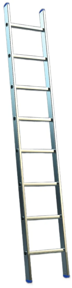 Kopėčios aliuminės VHR1x 8 pak. ilgis 2,1 m/maks. 3,1 m Elkop