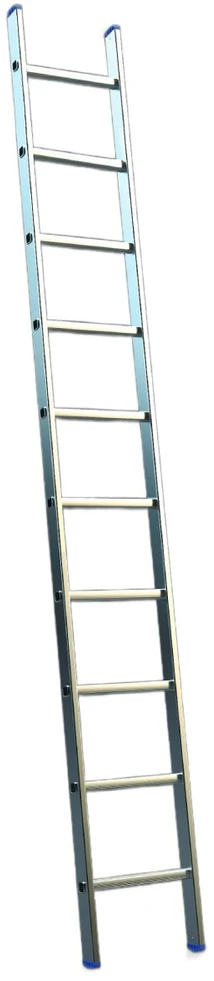 Aliuminio kopėčios VHR1x10, ilgis 2,6 m / maks. 3,6 m Elkop