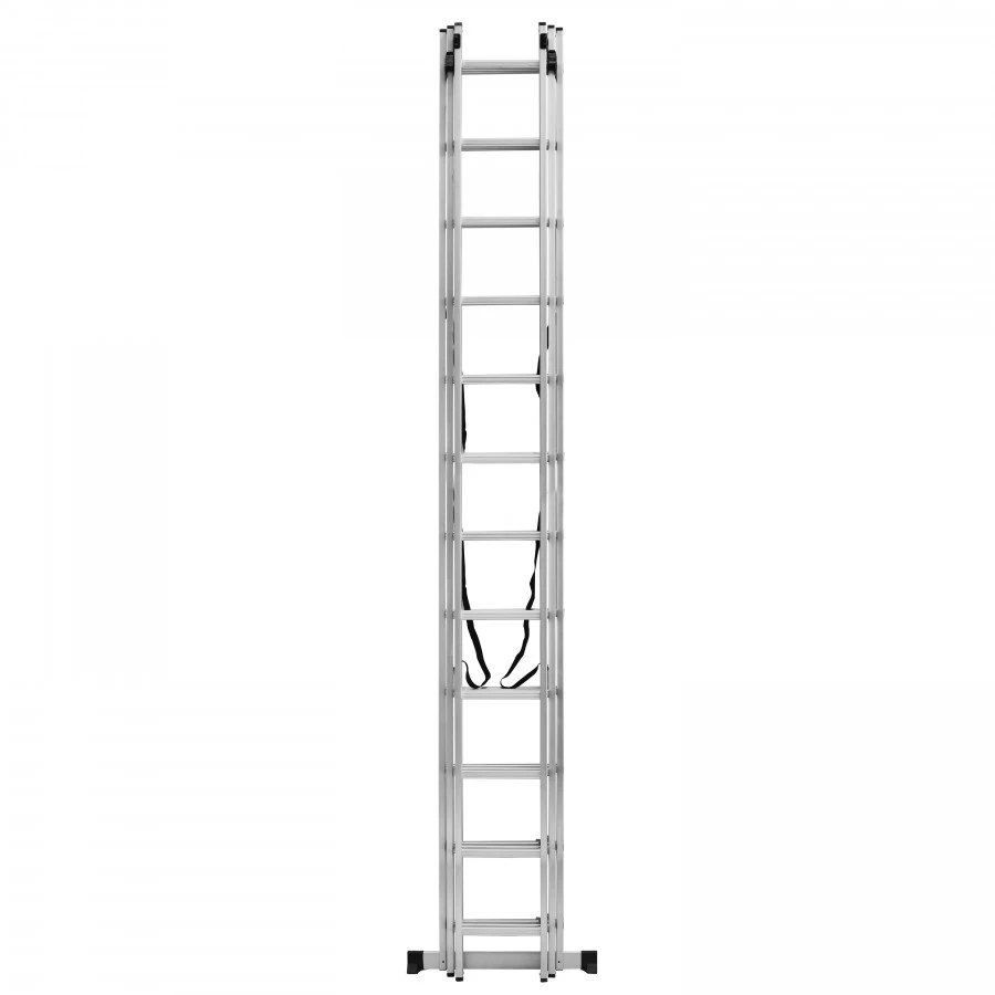 Kopėčios universalios EMX 3x12 pakopos 3,39/8,48m, Ecomax