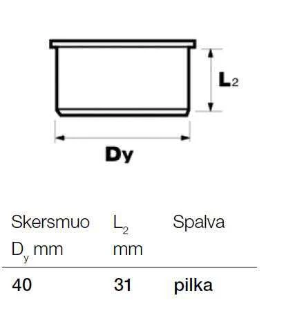 Wavin Baltic Vidaus kanalizacijos remontinė mova WAVIN OPTIMA, balta, d 32